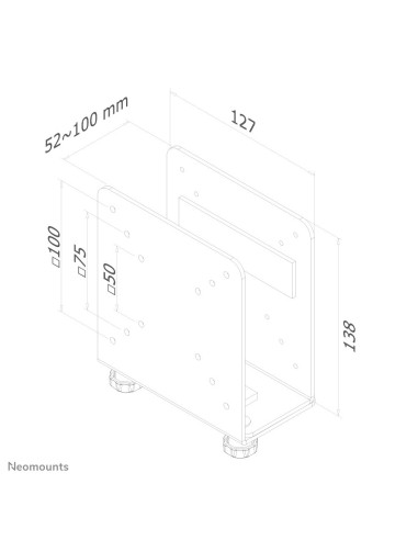 Neomounts by Newstar titolare thin client