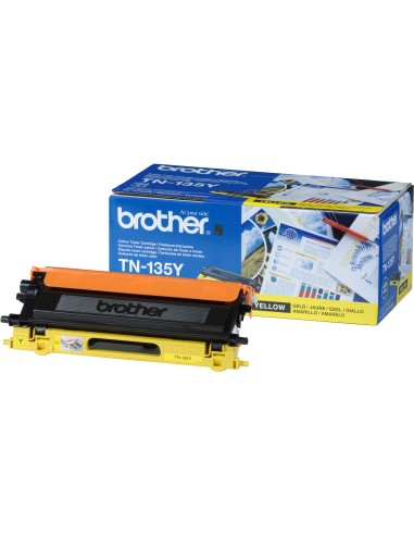 Brother TN135Y cartuccia toner 1 pz Originale Giallo