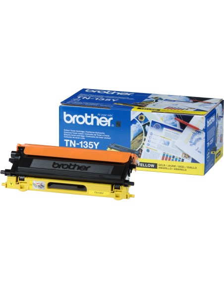 Brother TN135Y cartuccia toner 1 pz Originale Giallo