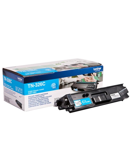 Brother TN-326C cartuccia toner 1 pz Originale Ciano