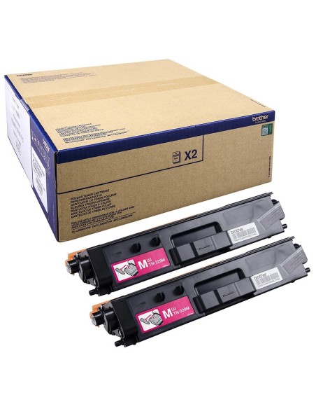 Brother TN-329MTWIN cartuccia toner 2 pz Originale Magenta