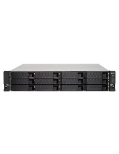 QNAP TS-1253BU-RP NAS Armadio (2U) Collegamento ethernet LAN Nero J3455
