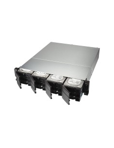 QNAP TS-1253BU-RP NAS Armadio (2U) Collegamento ethernet LAN Nero J3455 2