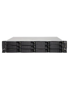QNAP TS-1263U-RP NAS Armadio (2U) Collegamento ethernet LAN Nero, Metallico