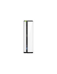 QNAP TS-128 server NAS e di archiviazione Mini Tower Collegamento ethernet LAN Nero, Bianco