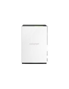 QNAP TS-128 server NAS e di archiviazione Mini Tower Collegamento ethernet LAN Nero, Bianco 2
