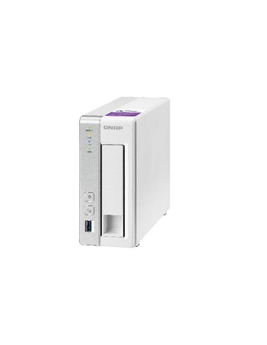 QNAP TS-131P server NAS e di archiviazione Tower Collegamento ethernet LAN Grigio, Bianco AL212