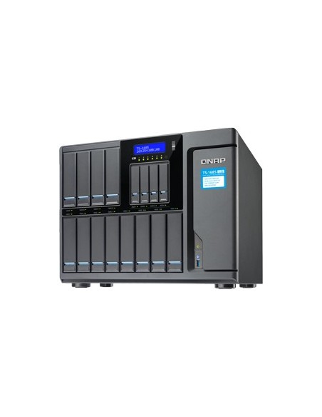QNAP TS-1685 NAS Desktop Collegamento ethernet LAN Nero D-1531