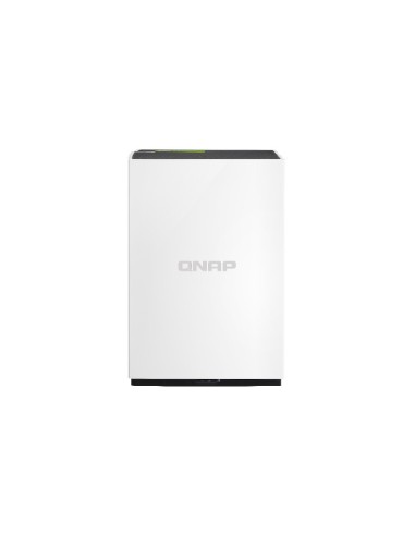 QNAP TS-228 server NAS e di archiviazione Mini Tower Collegamento ethernet LAN Nero, Bianco