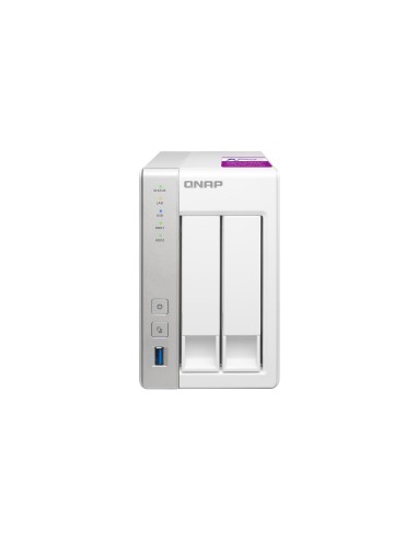 QNAP TS-231P2 NAS Tower Collegamento ethernet LAN Bianco AL314