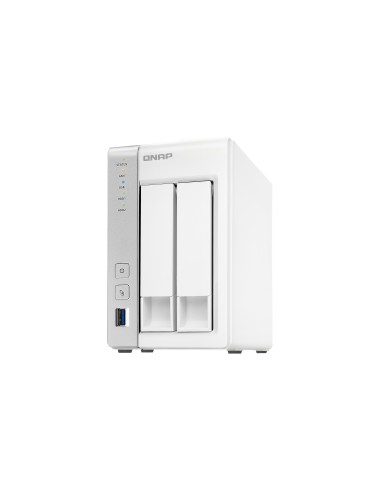 QNAP TS-231P2 NAS Tower Collegamento ethernet LAN Bianco AL314