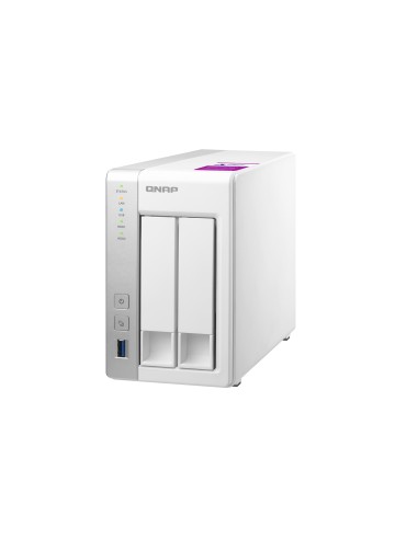 QNAP TS-231P2 NAS Tower Collegamento ethernet LAN Bianco AL314