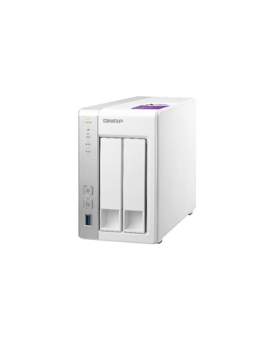 QNAP TS-231P server NAS e di archiviazione Desktop Collegamento ethernet LAN Grigio, Bianco AL212