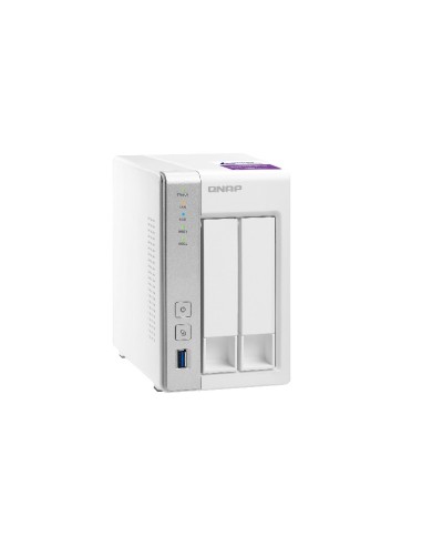QNAP TS-231P server NAS e di archiviazione Desktop Collegamento ethernet LAN Grigio, Bianco AL212