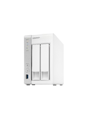 QNAP TS-231P server NAS e di archiviazione Desktop Collegamento ethernet LAN Grigio, Bianco AL212