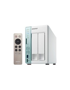 QNAP TS-251A NAS Tower Collegamento ethernet LAN Verde, Bianco N3060