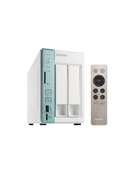 QNAP TS-251A NAS Tower Collegamento ethernet LAN Verde, Bianco N3060