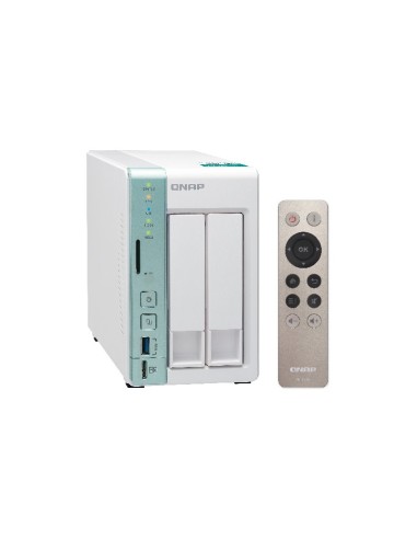 QNAP TS-251A NAS Tower Collegamento ethernet LAN Verde, Bianco N3060
