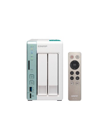 QNAP TS-251A NAS Tower Collegamento ethernet LAN Verde, Bianco N3060