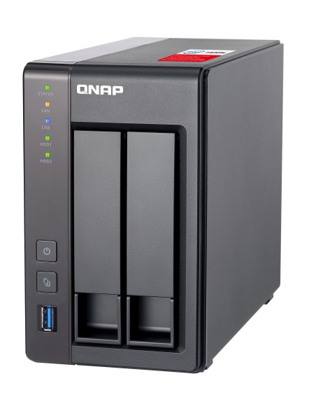 QNAP TS-251+ NAS Tower Collegamento ethernet LAN Grigio J1900