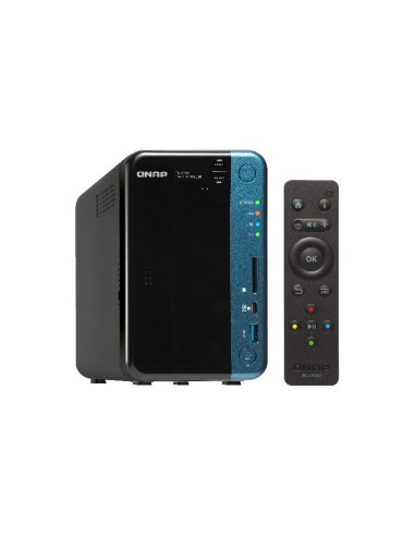 QNAP TS-253B NAS Tower Collegamento ethernet LAN Nero J3455