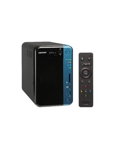 QNAP TS-253B NAS Tower Collegamento ethernet LAN Nero J3455