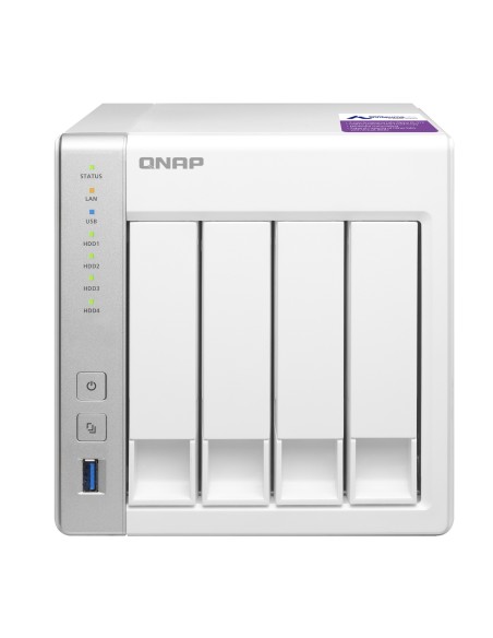QNAP TS-431P server NAS e di archiviazione Tower Collegamento ethernet LAN Bianco AL212