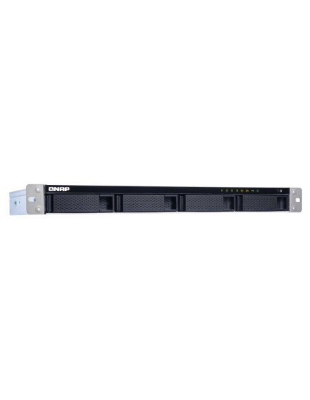 QNAP TS-431XeU NAS Rack (1U) Collegamento ethernet LAN Nero, Acciaio inossidabile Alpine AL-314
