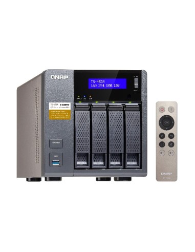 QNAP TS-453A NAS Tower Collegamento ethernet LAN Nero N3150