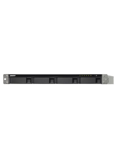 QNAP TS-453BU-RP NAS Rack (1U) Collegamento ethernet LAN Nero, Grigio J3455
