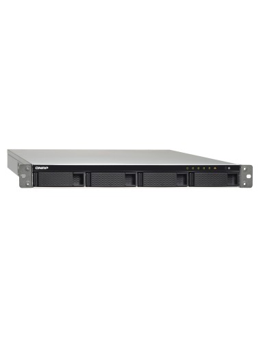QNAP TS-453BU-RP NAS Rack (1U) Collegamento ethernet LAN Nero, Grigio J3455
