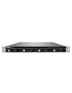 QNAP TS-453U-RP server NAS e di archiviazione Rack (1U) Collegamento ethernet LAN Nero