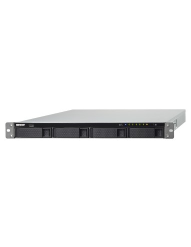 QNAP TS-463U NAS Rack (1U) Collegamento ethernet LAN Nero