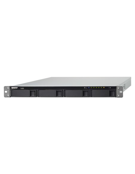 QNAP TS-463U NAS Rack (1U) Collegamento ethernet LAN Nero