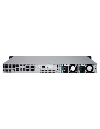 QNAP TS-463U-RP NAS Rack (1U) Collegamento ethernet LAN Nero