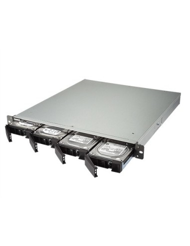 QNAP TS-463U-RP NAS Rack (1U) Collegamento ethernet LAN Nero