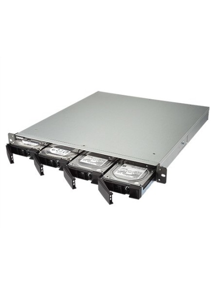 QNAP TS-463U-RP NAS Rack (1U) Collegamento ethernet LAN Nero