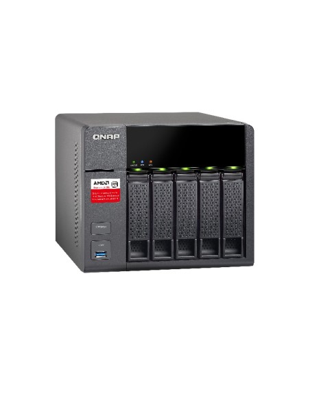 QNAP TS-563 NAS Tower Collegamento ethernet LAN Nero