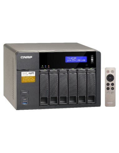 QNAP TS-653A NAS Tower Collegamento ethernet LAN Nero N3150