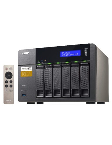 QNAP TS-653A NAS Tower Collegamento ethernet LAN Nero N3150