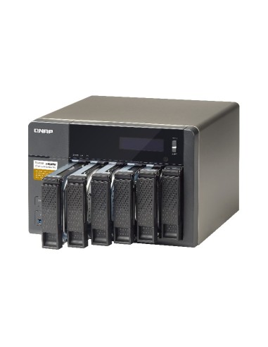QNAP TS-653A NAS Tower Collegamento ethernet LAN Nero N3150