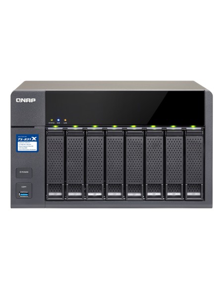 QNAP TS-831X NAS Desktop Collegamento ethernet LAN Nero Alpine AL-314