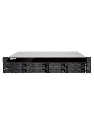 QNAP TS-831XU-RP NAS Armadio (2U) Collegamento ethernet LAN Nero Alpine AL-314