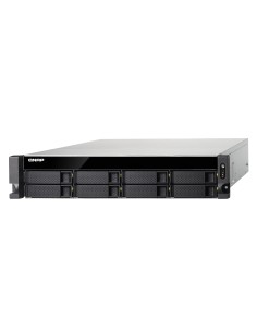QNAP TS-853BU-RP NAS Armadio (2U) Collegamento ethernet LAN Nero J3455