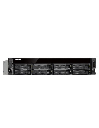 QNAP TS-863U NAS Armadio (2U) Collegamento ethernet LAN Nero