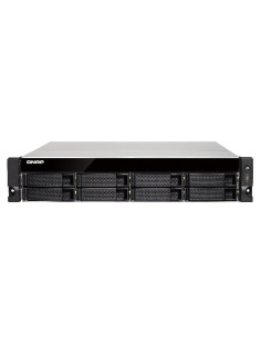 QNAP TS-863U-RP NAS Armadio (2U) Collegamento ethernet LAN Nero