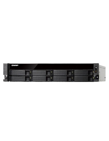 QNAP TS-863U-RP NAS Armadio (2U) Collegamento ethernet LAN Nero