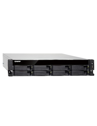 QNAP TS-863U-RP NAS Armadio (2U) Collegamento ethernet LAN Nero