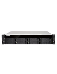 QNAP TS-873U NAS Armadio (2U) Collegamento ethernet LAN Nero RX-421ND