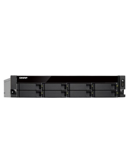 QNAP TS-873U NAS Armadio (2U) Collegamento ethernet LAN Nero RX-421ND